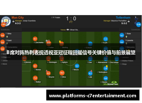 B席对阵热刺表现透视亚冠征程回暖信号关键价值与前景展望