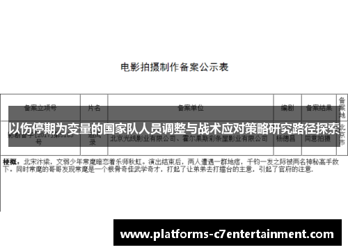 以伤停期为变量的国家队人员调整与战术应对策略研究路径探索